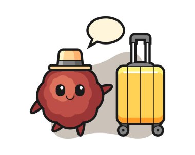 Tatilde bavullu köfte çizgi filmi.