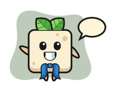 Denizci olarak tofunun karakteristik maskotu.