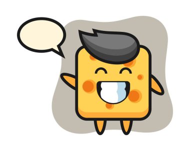 Çizgi film karakteri el hareketi yapıyor.