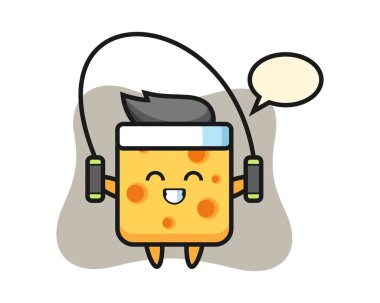 İp atlayan peynir karakteri çizgi filmi 