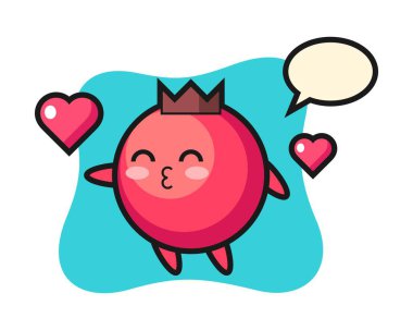 Öpücük jestli kızılcık karakteri.