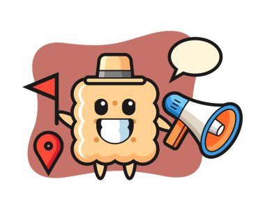 Tur rehberi olarak Cracker 'ın karakteri