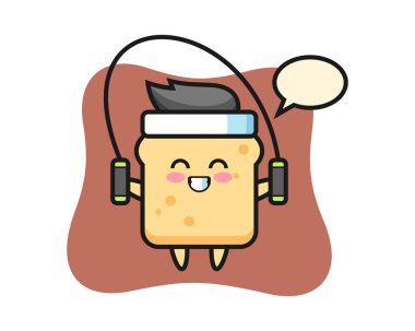 İp atlayan ekmek karakteri çizgi filmi 