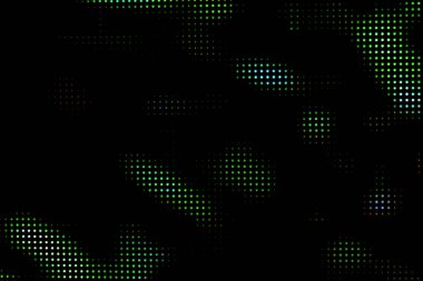 Renkli Led ekran gösterir çalışmalarında.