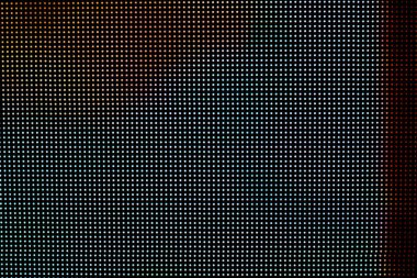 Renkli Led ekran gösterir çalışmalarında.