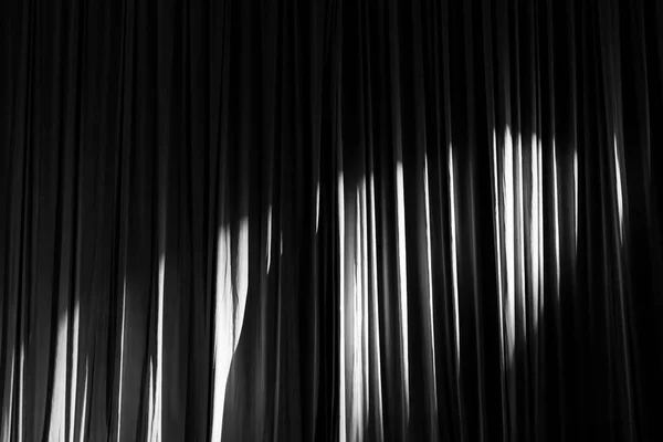 Черно Белые Занавески Прожекторы Театре Между Спектаклями — стоковое фото