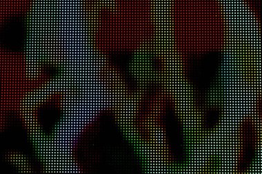 LED ekran teknolojisi arka planı.