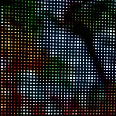 LED ekran teknolojisi arka planı.