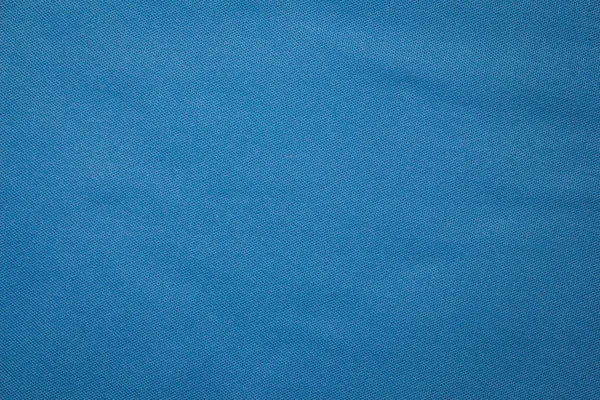 Texture della camicia azzurra rugosa . — Foto Stock