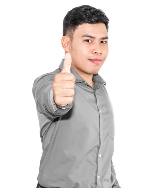 Thai Men Show Fingers — Stock Photo, Image