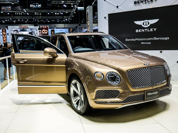 Bentley bentayga Motor Expo 2017'de sergileniyor.