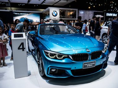 Bmw 430i Cabrio M Sport Motor Expo 2017'de sergileniyor.