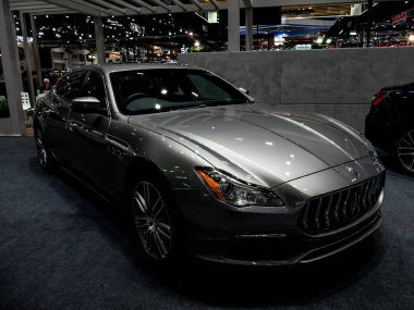 Maserati Motor Expo 2017'de sergileniyor.