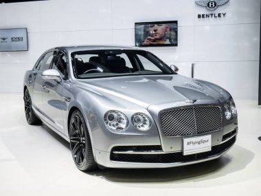 Bentley Uçan mahmuz Bangkok International Motor Sh ekranda