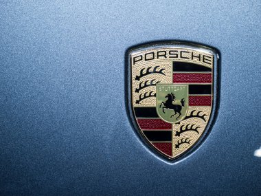 Logo porsche Bangkok Uluslararası Motor Show 20 ekranda bir