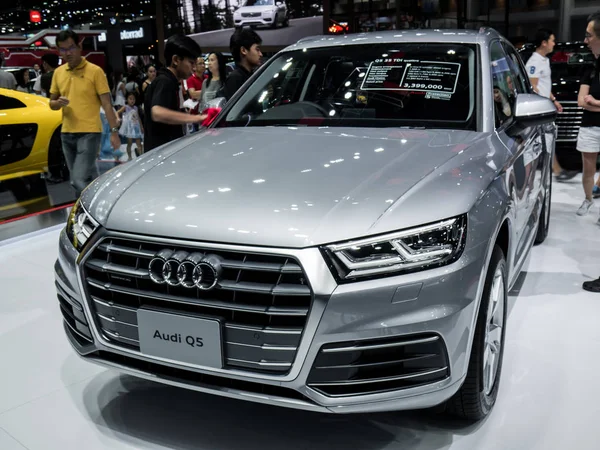 Audi Q5 tentoongesteld in Bangkok International Motor Show 2018 bij I — Stockfoto