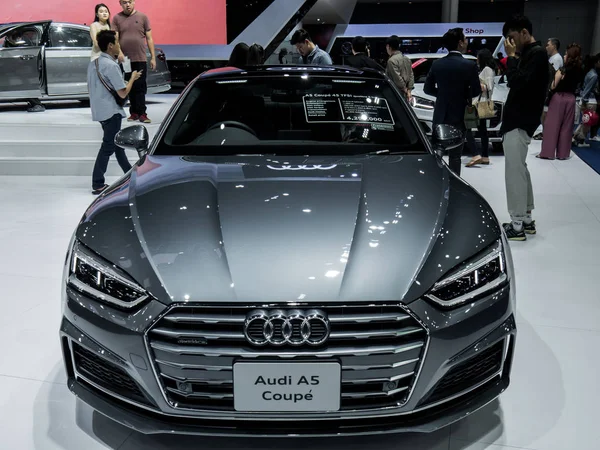 Audi a5 coupé em exposição no Salão Internacional do Automóvel de Bancoc 201 — Fotografia de Stock