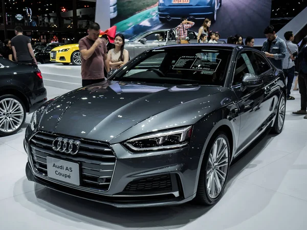 Audi a5 coupé em exposição no Salão Internacional do Automóvel de Bancoc 201 — Fotografia de Stock
