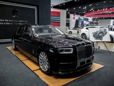 Rolls royce Bangkok International Motor Show 2018'de sergileniyor 