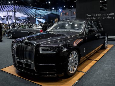 Rolls royce Bangkok International Motor Show 2018'de sergileniyor 