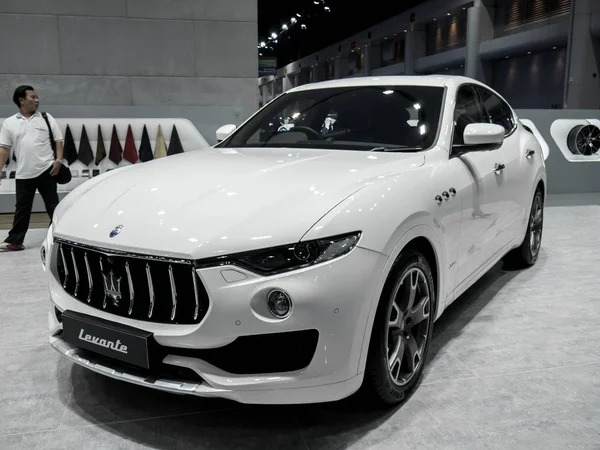Maserati levante in mostra al Salone Internazionale dell'Auto di Bangkok — Foto Stock