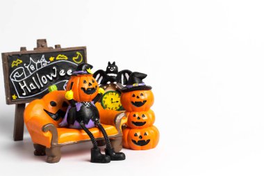 Bebek Halloween kabak ve kopya alanı.