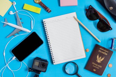 Seyahatte ekipman kavramının arka planı.