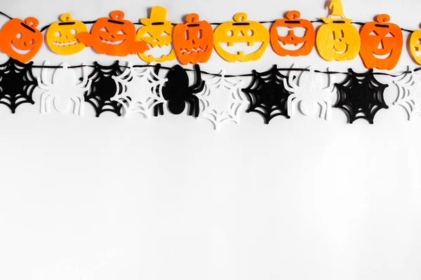 Hintergrund mit Ornament-Set halloween festival. — Stockfoto