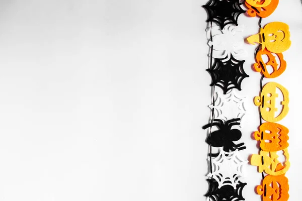 Hintergrund mit Ornament-Set halloween festival. — Stockfoto