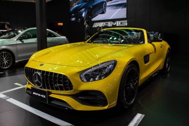 Mercedes benz Amg Bangkok Uluslararası Motor Expo ekranda