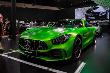 Mercedes benz Amg Bangkok Uluslararası Motor Expo ekranda