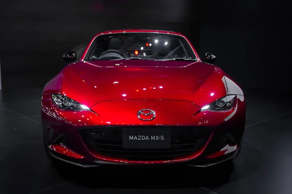 Mazda mx-5 in mostra a Bangkok International Motor Expo 2018 . — Foto Stock