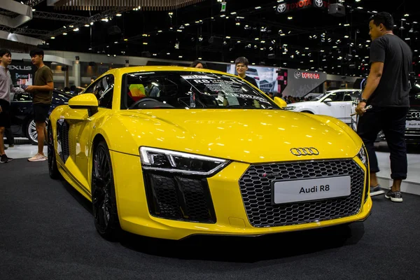 Audi A8 em exposição em Bangkok International Motor Expo 2018 . — Fotografia de Stock