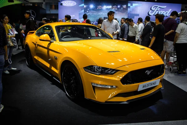 Ford Mustang auf der Internationalen Automobilausstellung 2018 in Bangkok zu sehen — Stockfoto