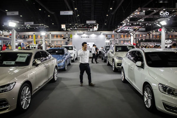 Volvo selekt на виставці в Бангкоку Міжнародний автомобільний Експо 2018 — стокове фото