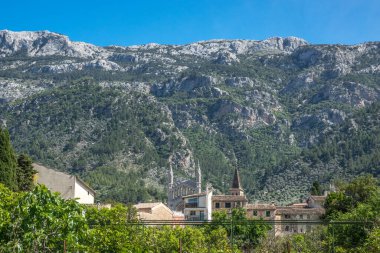 Soller ufuk çizgisi görünümü dağları Mayorka