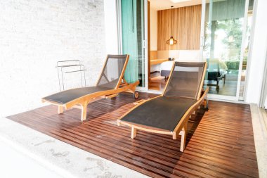 Yatak sandalyede otel ve tatil