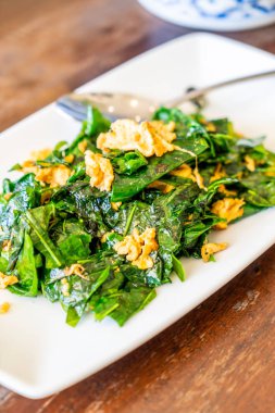 Liang sebze Fried Yumurta - Tay gıda tarzı