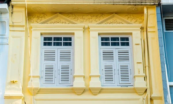 eski binalar Çin Portekiz tarzı, Tayland Phuket tarihi kent, güzel mimari