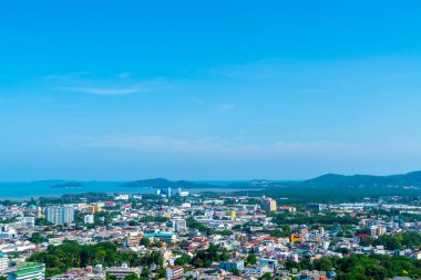 Hill Phuket, Tayland, Phuket şehir manzarası çaldı