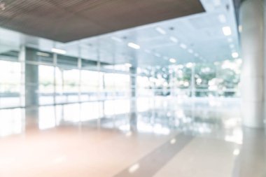 soyut bulanıklık ve boş ofis binası arka plan cam pencere ve kopyalama yeri olan defocused