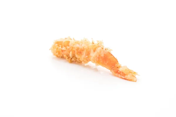 Tempura Crevettes Isolé Sur Fond Blanc — Photo