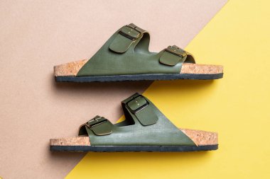 deri sandalet moda erkekler ve kadınlar (unisex)