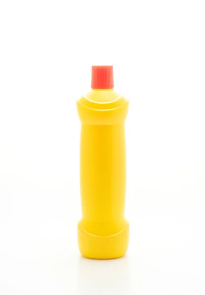 Bagno Pulizia Bottiglia Liquida Isolata Sfondo Bianco — Foto Stock