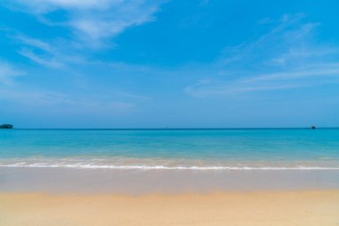 Güzel tropikal plaj ve deniz paradise Island - tatil tatil kavramı