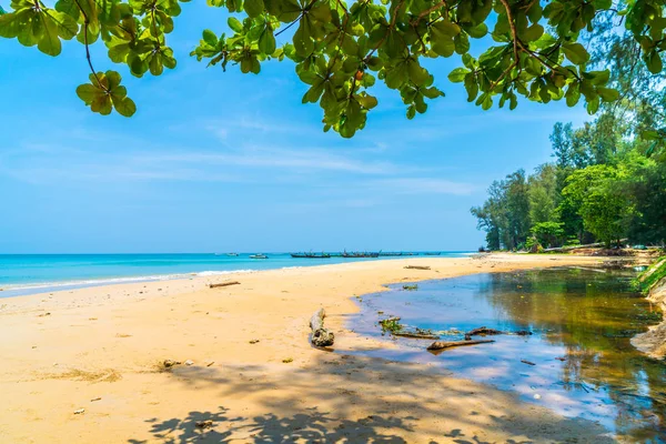 Belle Plage Tropicale Mer Paradis Île Vacances Concept — Photo