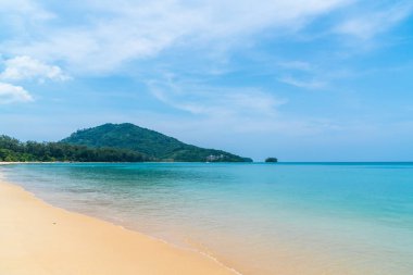 Güzel tropikal plaj ve deniz paradise Island - tatil tatil kavramı