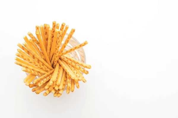 Palitos Galletas Aislados Sobre Fondo Blanco —  Fotos de Stock