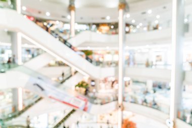 bulanık alışveriş ve perakende mağaza arka planı için