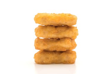 Tavuk Külçeleri Beyaz Arkaplanda İzole Edildi